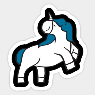 Unicorn In Daily Life Sticker